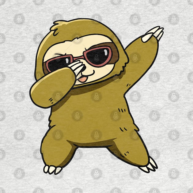 Dabbing Sloth by WildSloths